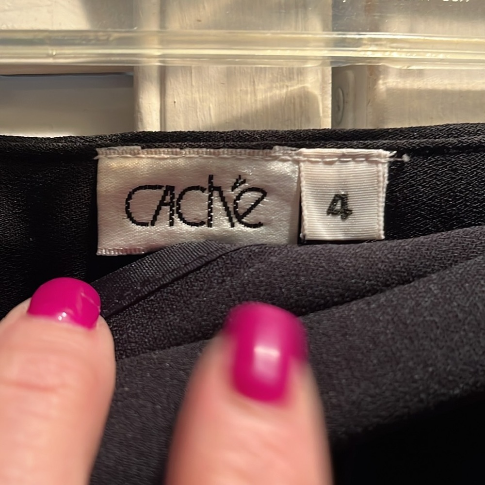 Cache women’s black skirt size‎ 4 - Picture 6 of 7